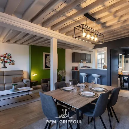 Apartmán The Lighthouse Charming & Center 2-4 Pers Honfleur